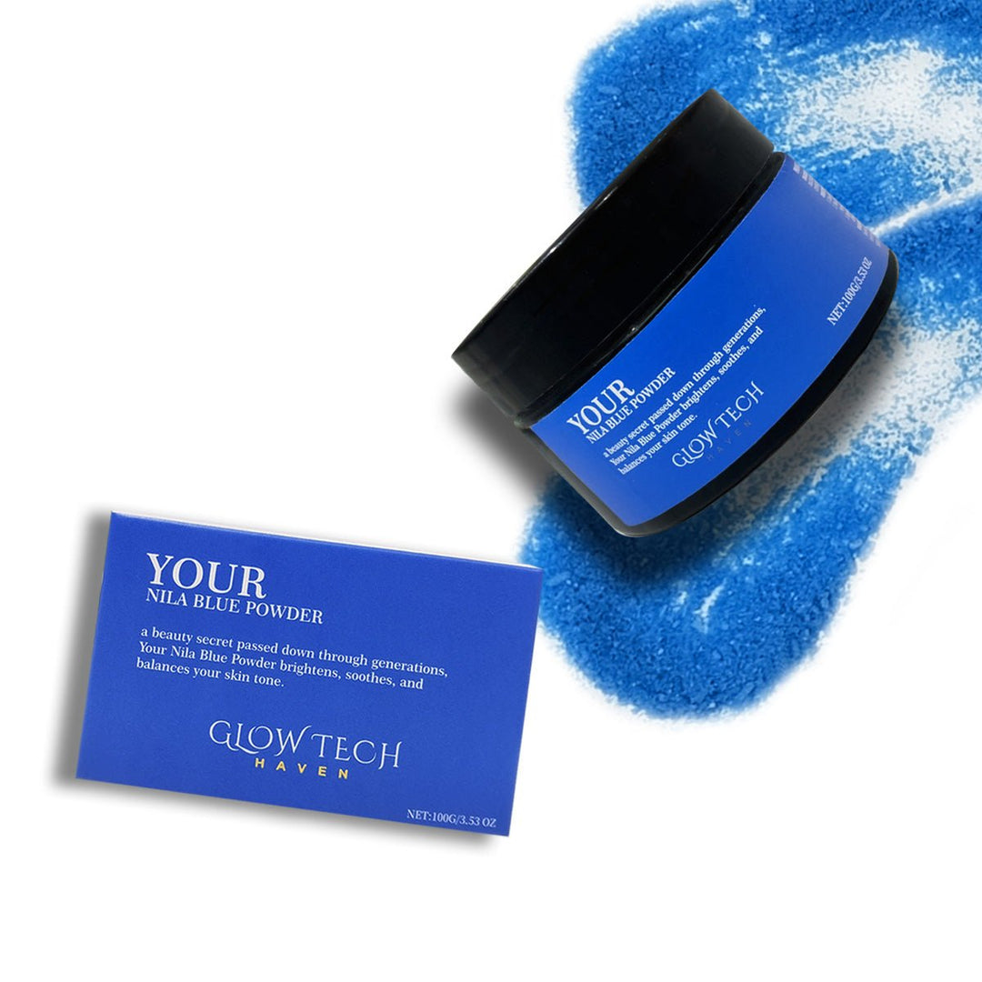 Blue Nila Powder: Traditional Moroccan Beauty Ritual for Naturally Radiant Skin - Glowtechhaven