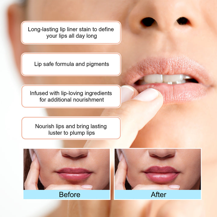 Long-Wear Lip Liner with Vitamin E & Hyaluronic Acid