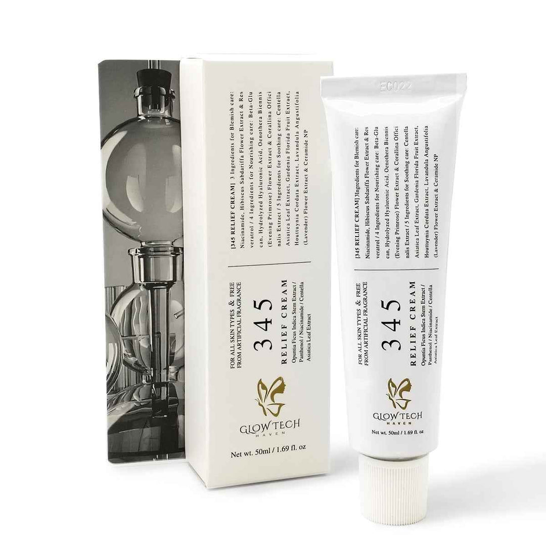 345 Hydrating Face Cream – Hyaluronic Acid & Niacinamide - Glowtechhaven