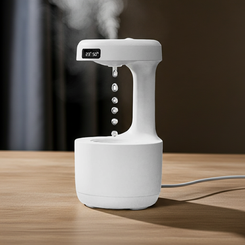 Anti-Gravity Water Drop Humidifier - Glowtechhaven