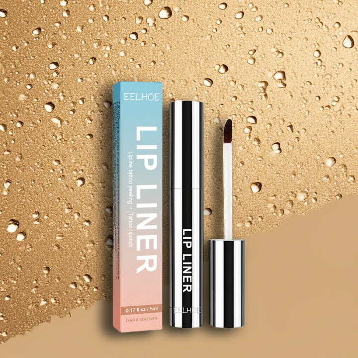 Plumping Lip Liner - Long-Lasting Waterproof Lip Pencil with Hyaluronic Acid & Vitamin E