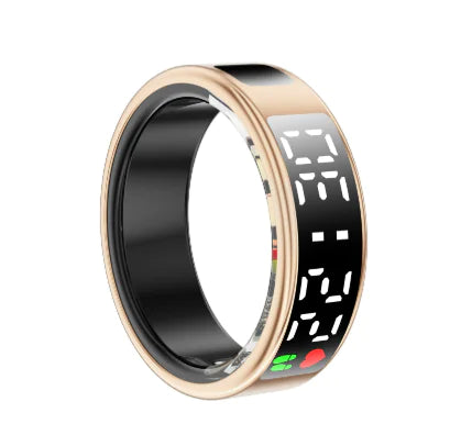 Smart Ring with Display Screen – Heart Rate, Sleep & Fitness Tracker with Gesture Control