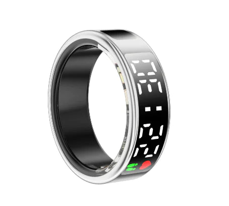 Smart Ring with Display Screen – Heart Rate, Sleep & Fitness Tracker with Gesture Control