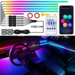 Smart Bluetooth LED Interior Lights - Enhance your space with customizable smart LED lighting. Perfect for cars, homes, or offices, these energy-efficient LED lights are controlled via Bluetooth, offering easy color-changing options and mood settings for a modern, stylish atmosphere.