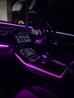 Purple Car Lighting
